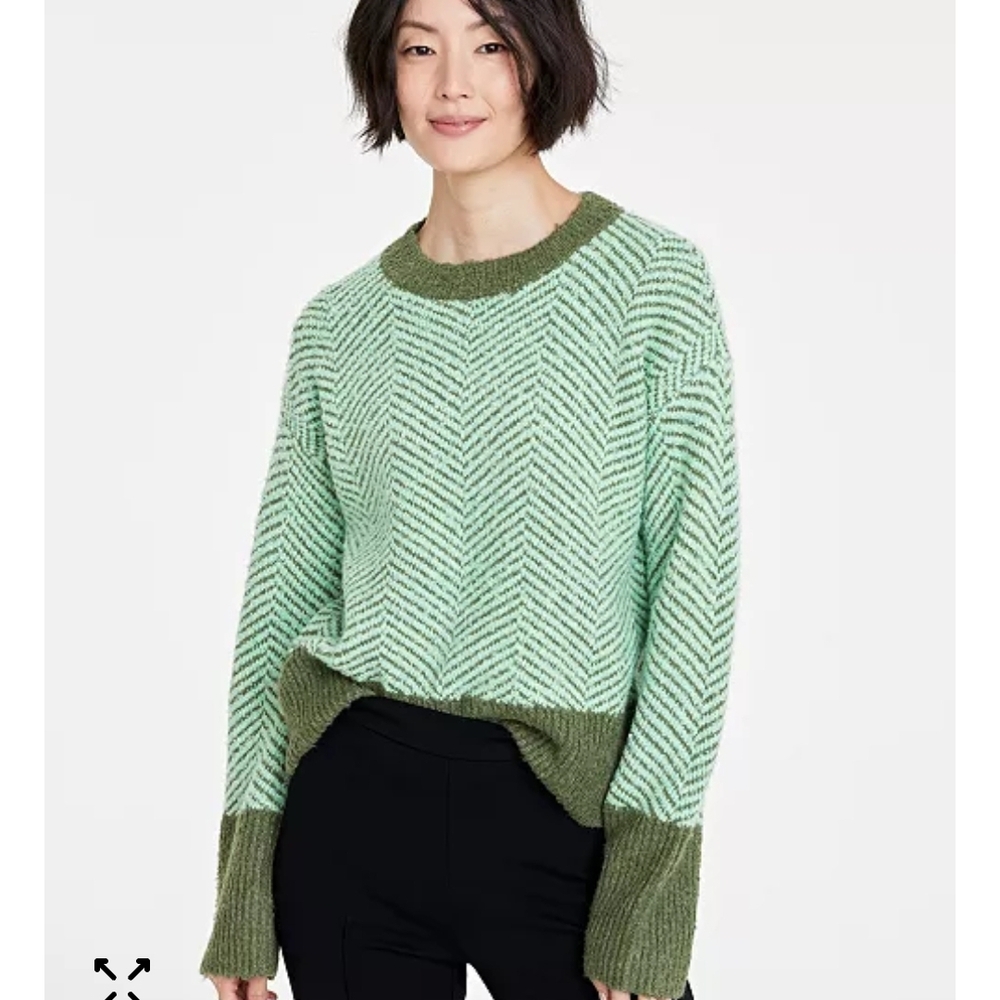 Chunky Slouchy Sweater Holidays Christmas Festive Lagenlook Oversized Spring New